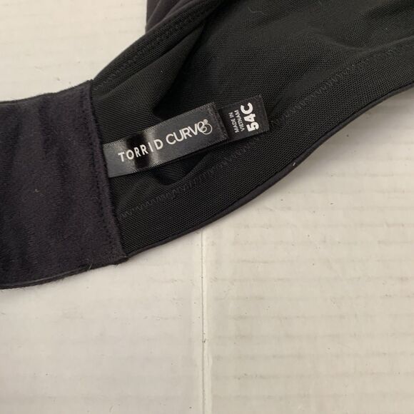 Torrid Curve 54 C Bra Wire Free Lightly Lined Everyday Black NEW - Picture 5 of 6